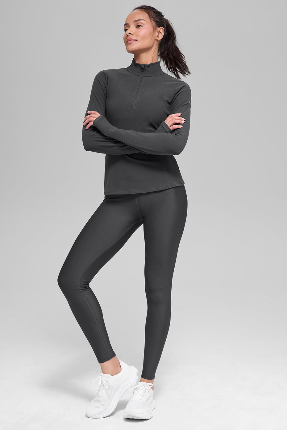 Legging Taille Haute Airlift Winter Warm - Anthracite