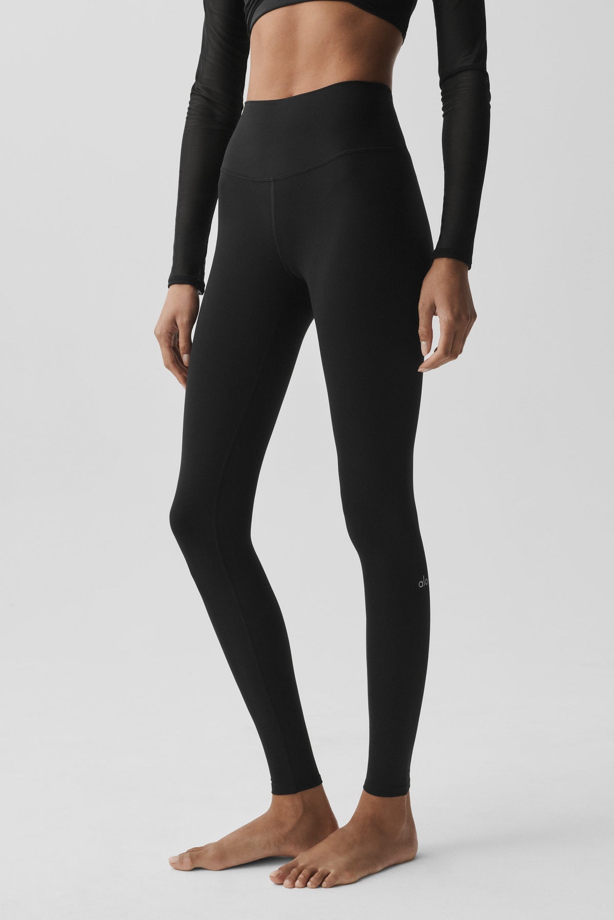 Leggings de talle alto ALO Softsculpt - Negro