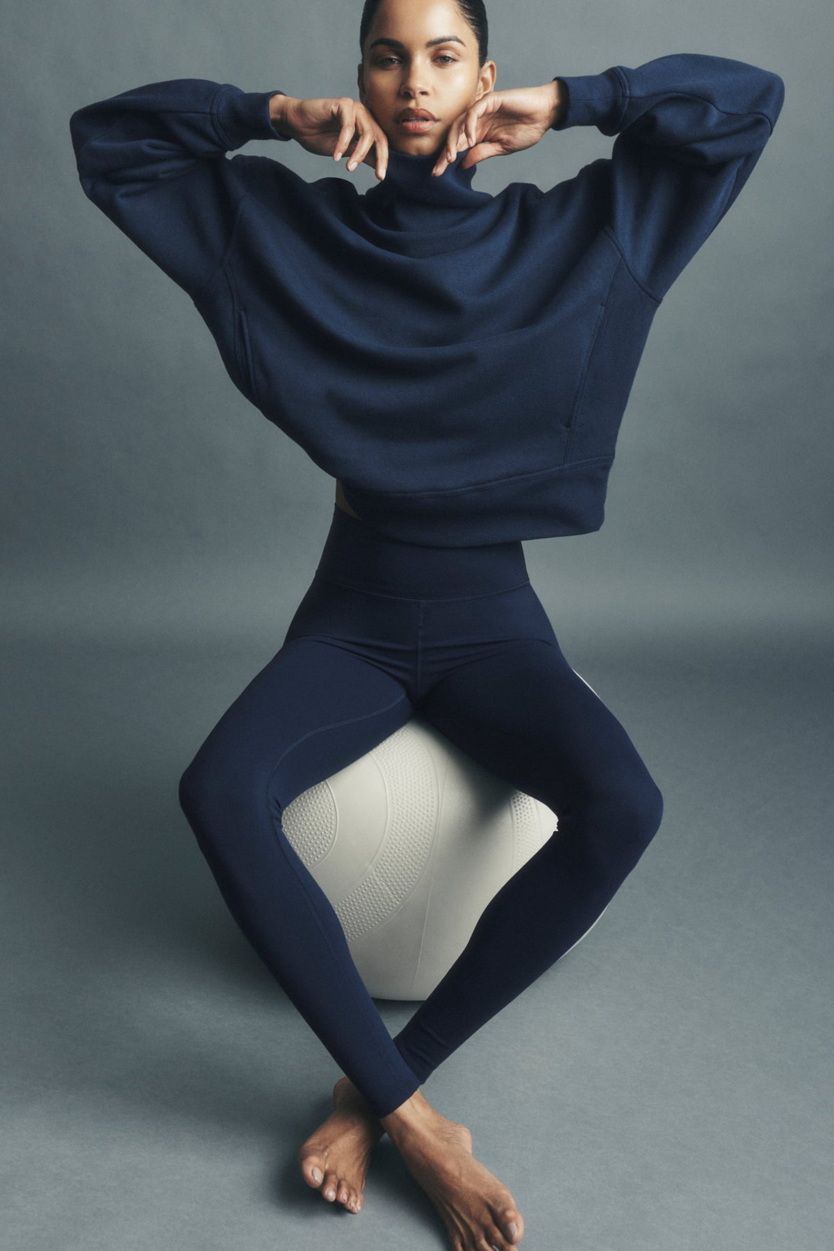 Leggings de talle alto ALO Softsculpt - Navy