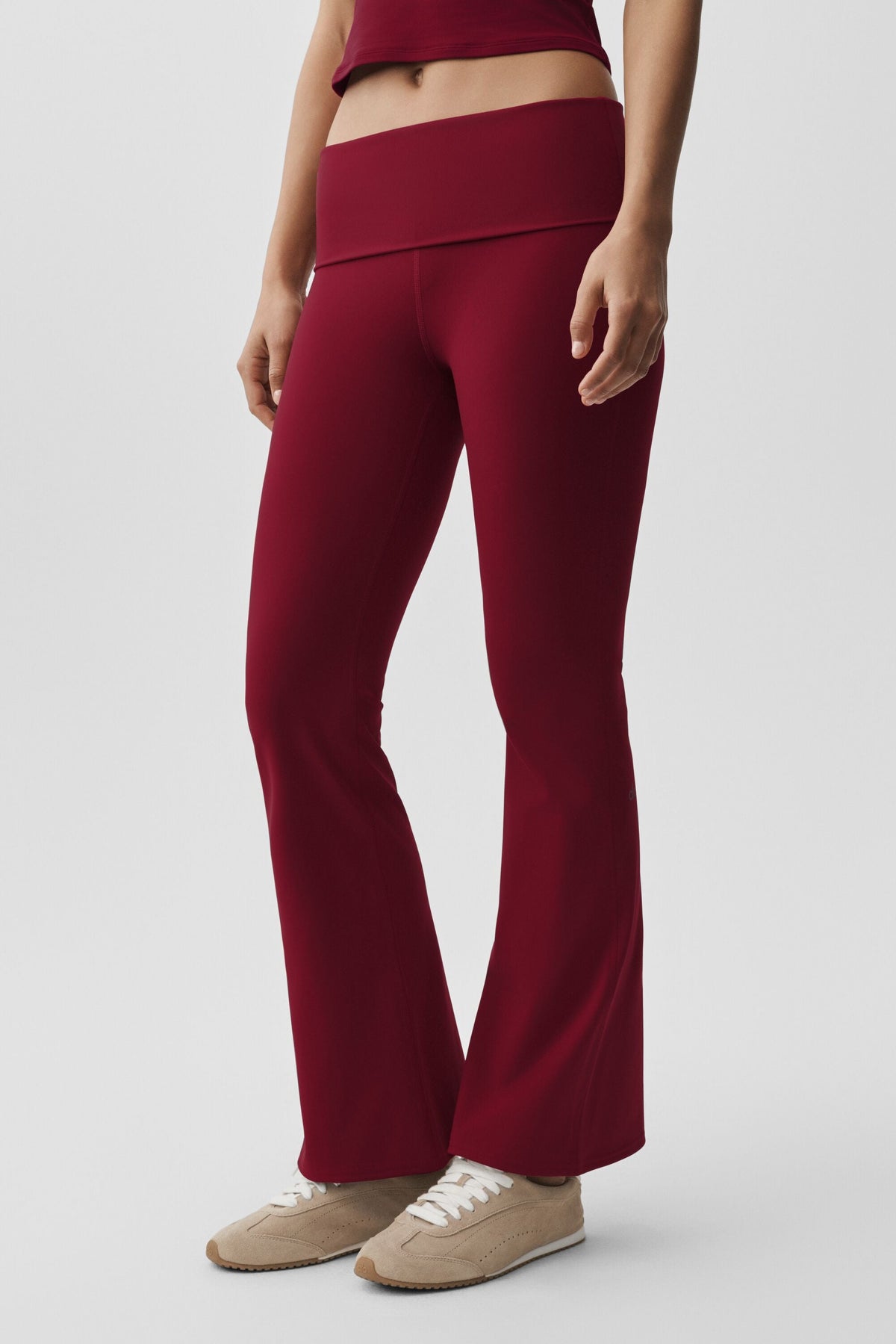 Legging Évasé ALO Softsculpt Foldover (classique) - Summer Romance Red