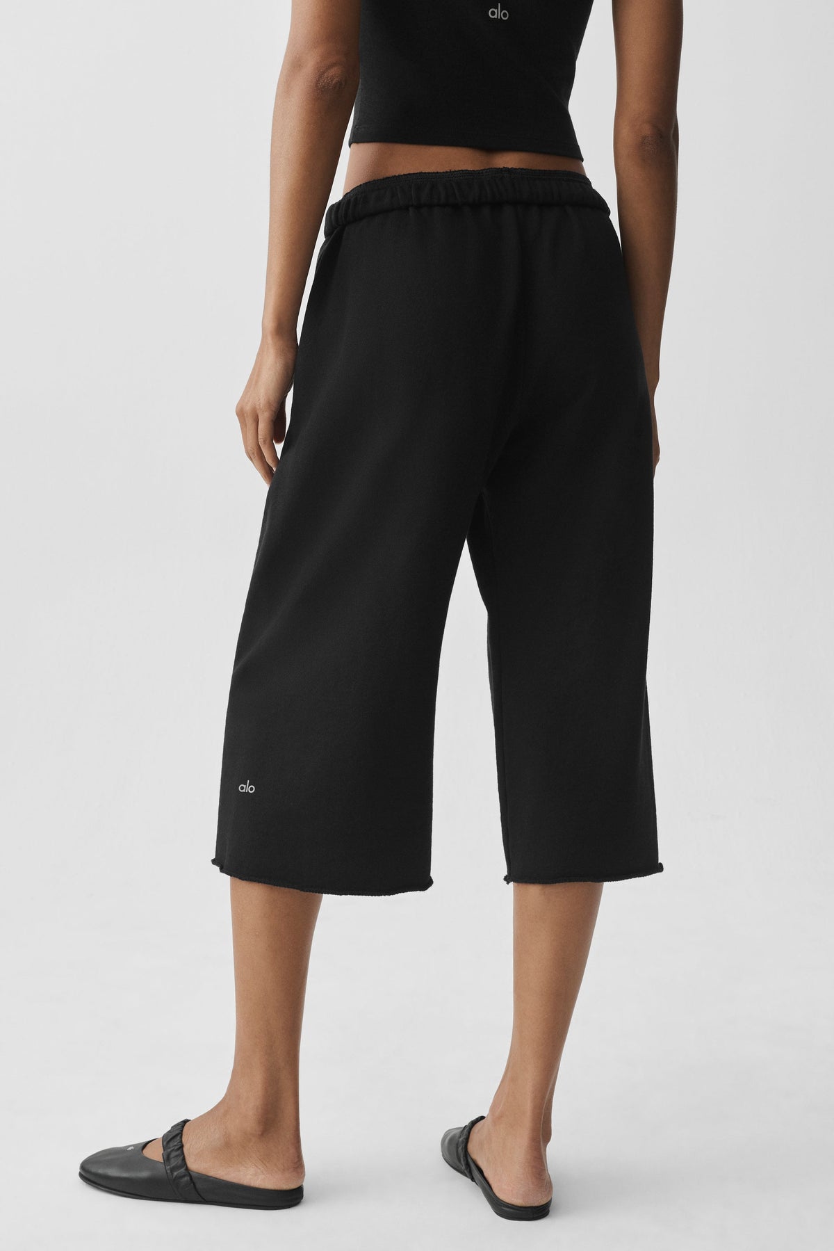 Chill Pantalon De Survêtement Cutoff - Noir