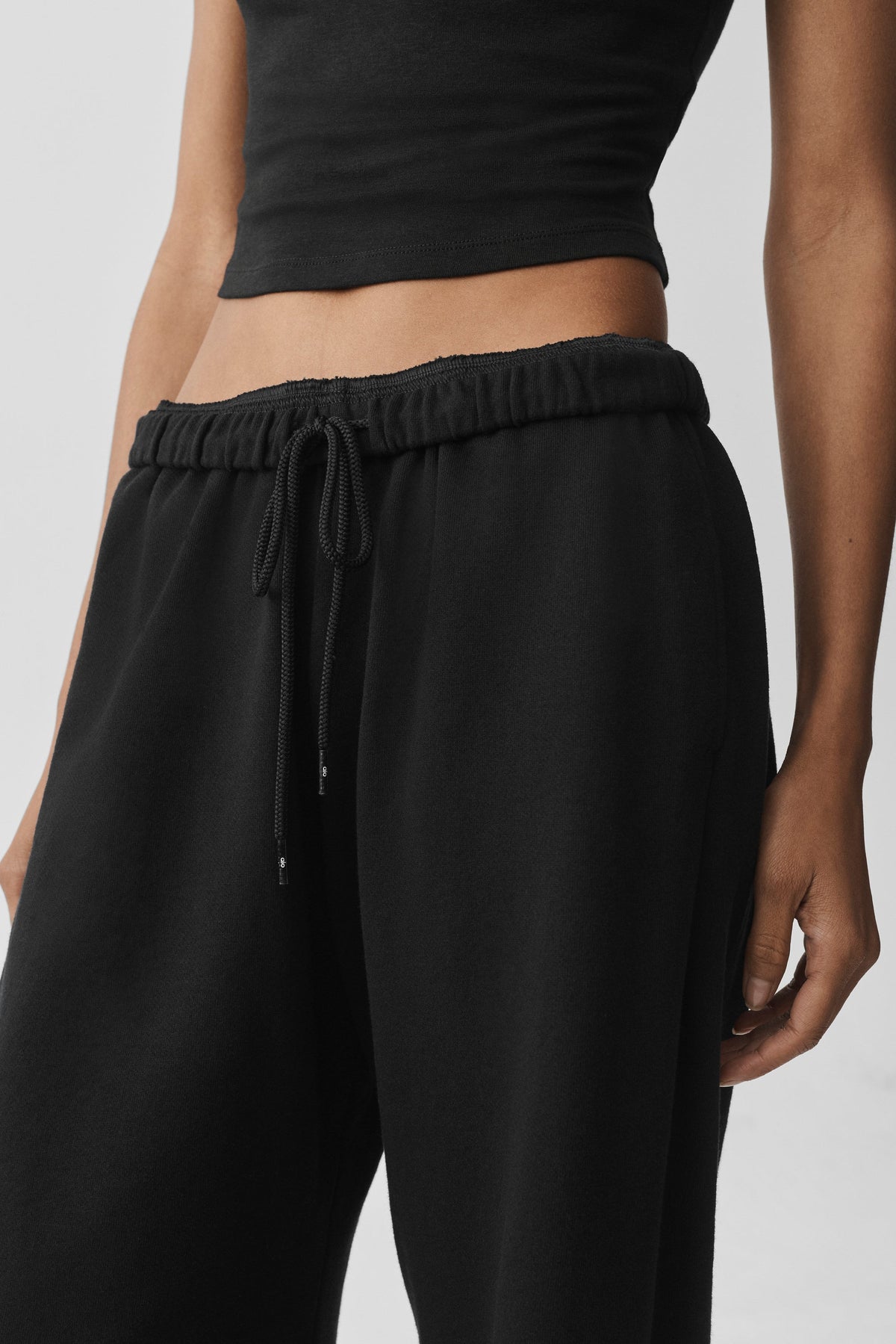 Chill Pantalon De Survêtement Cutoff - Noir