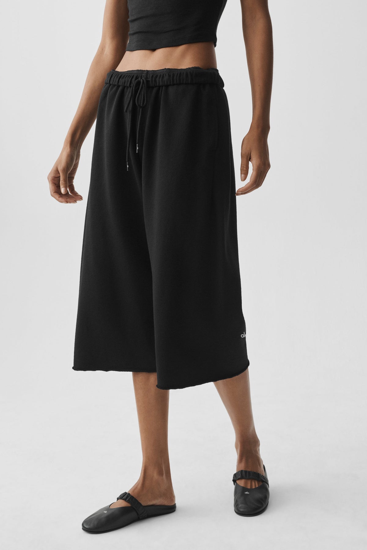 Chill Pantalon De Survêtement Cutoff - Noir