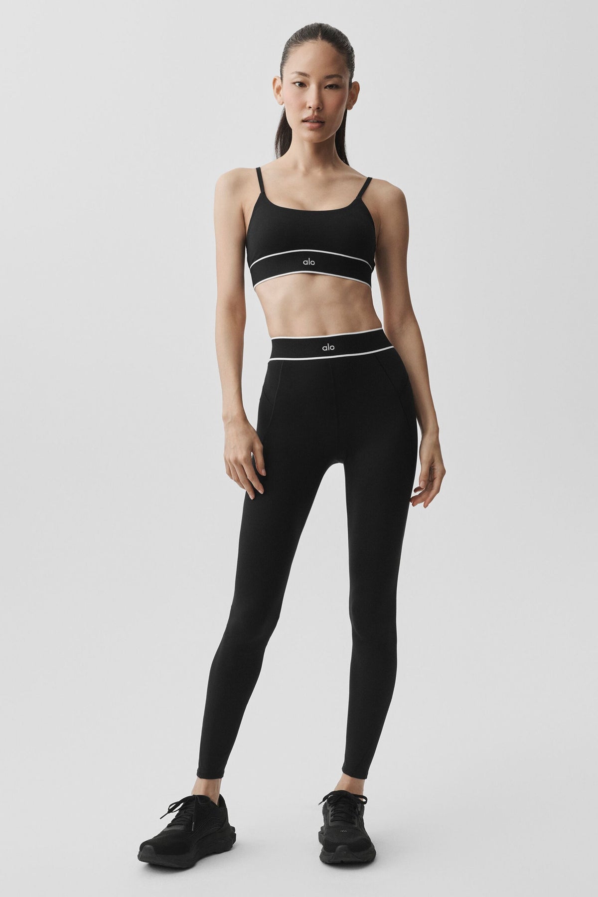 Sujetador deportivo ALO Softsculpt Amp It Up - Negro
