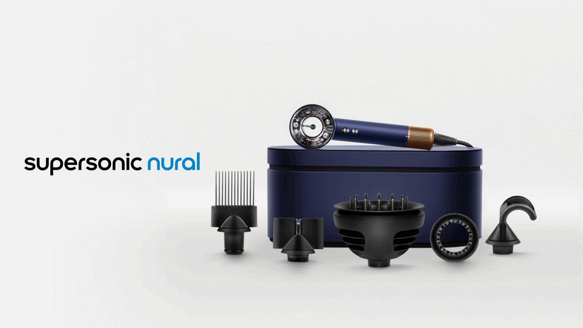 Sèche-cheveux Dyson Supersonic Nural™ – Cheveux bouclés à frisés – Bleu de Prusse / Cuivré Intense