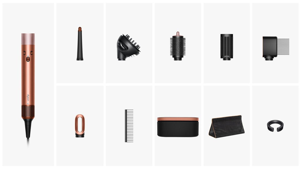 Multi-styler Dyson Airwrap i.d.™ – Tous les types de cheveux – Soie Ambrée
