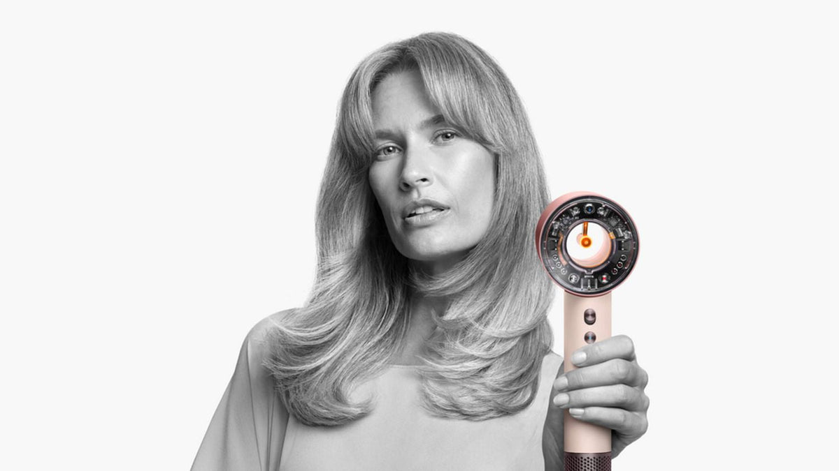Sèche-cheveux Dyson Supersonic Nural™ – Cheveux raides à ondulés – Abricot Céramique