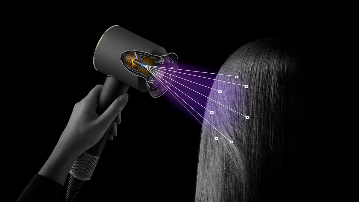 Sèche-cheveux Dyson Supersonic Nural™ – Velours rouge / Or