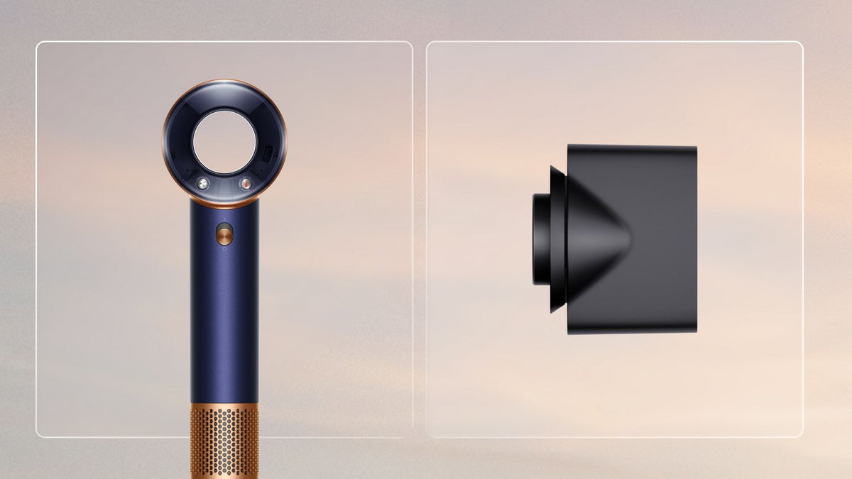 Sèche-cheveux Dyson Supersonic™ Travel – Bleu de Prusse / Cuivré Intense