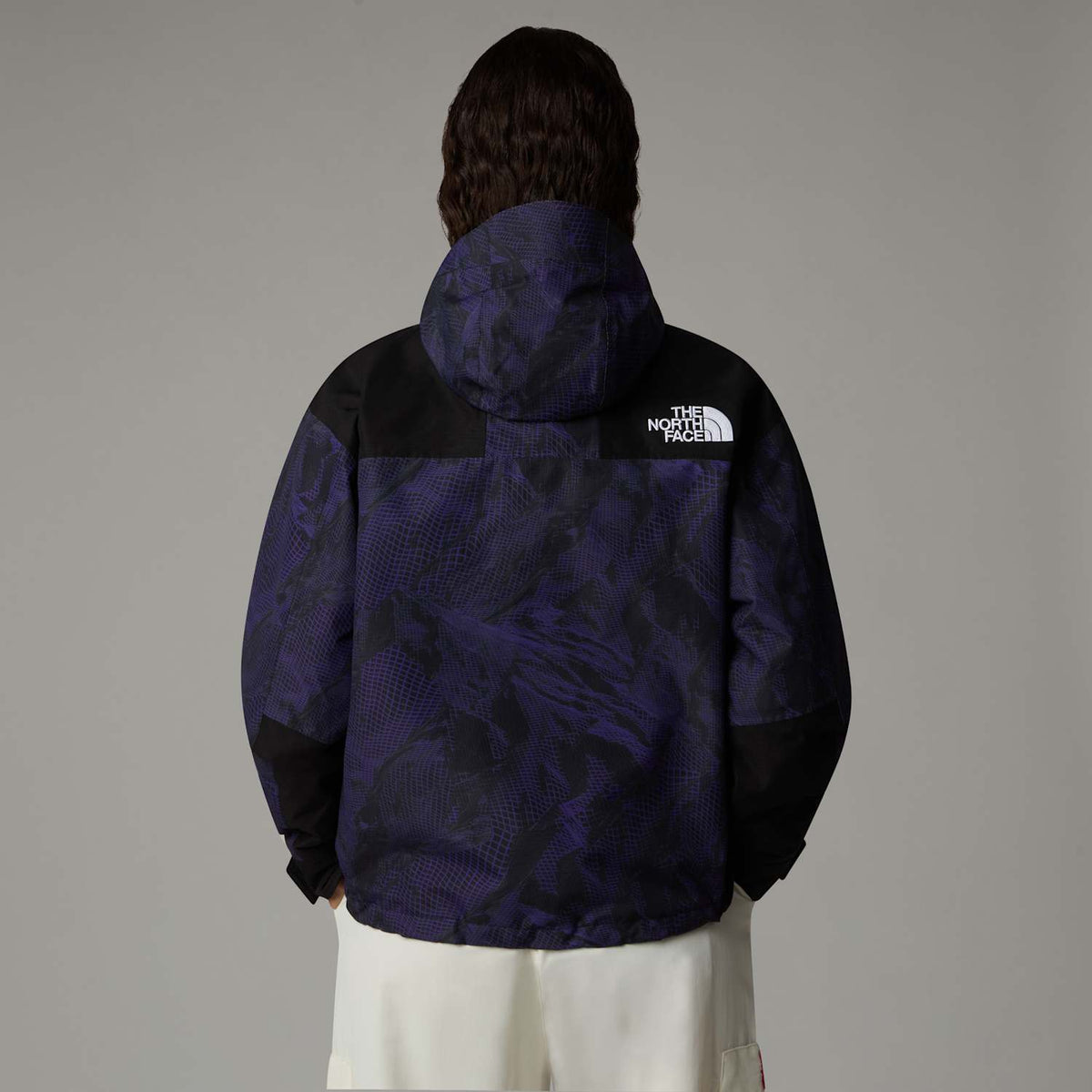 Veste Mountain DryVent™ Mono pour femme - Peak Purple 3D Summit Mesh Print-TNF Black