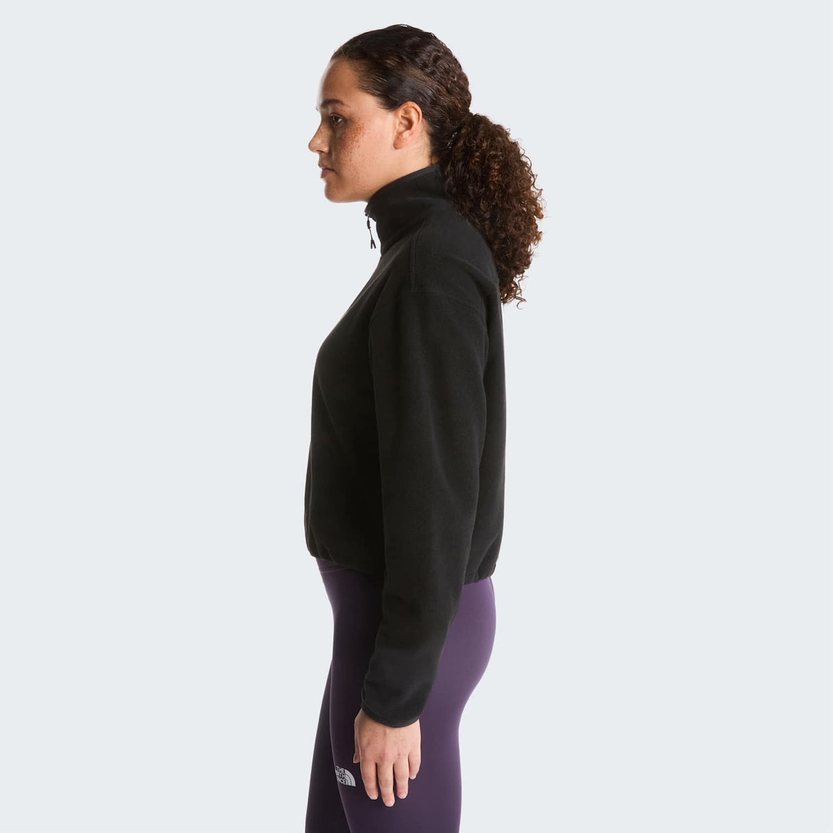 Polaire col zippé Glacier Novelty Logo pour femme - TNF Black