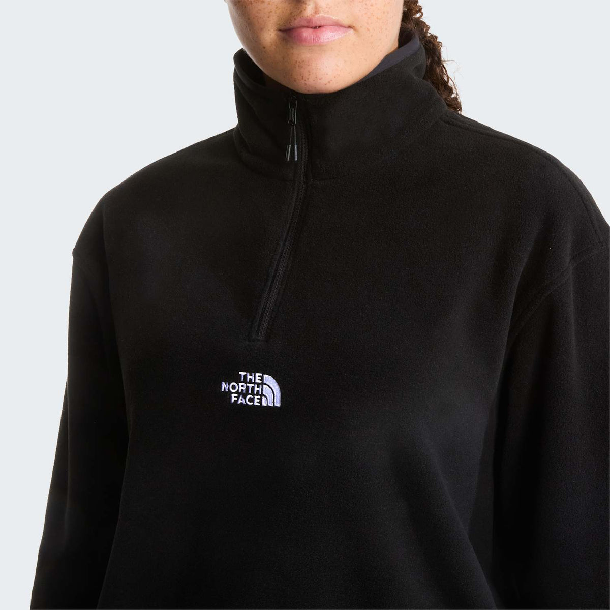 Polaire col zippé Glacier Novelty Logo pour femme - TNF Black