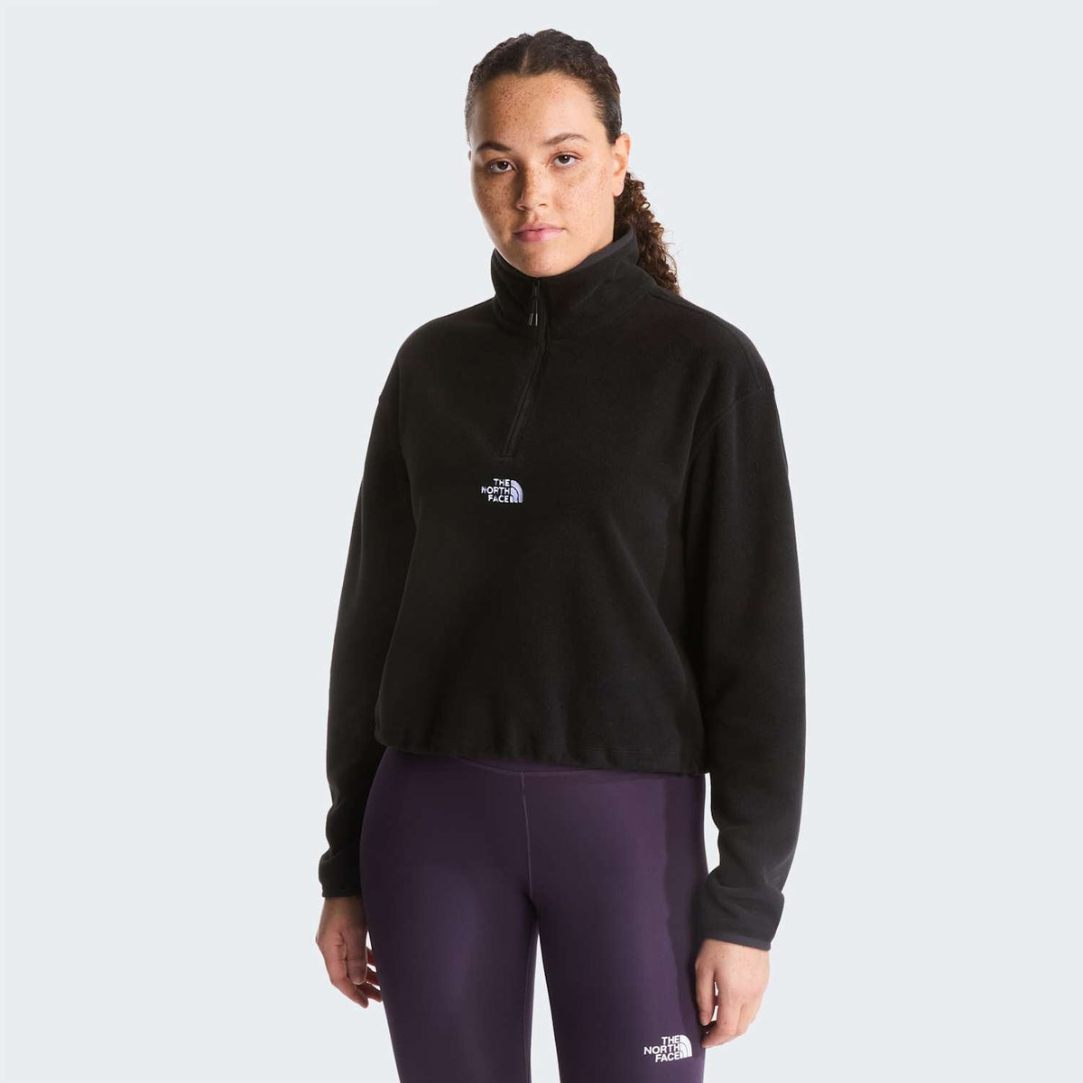 Polaire col zippé Glacier Novelty Logo pour femme - TNF Black