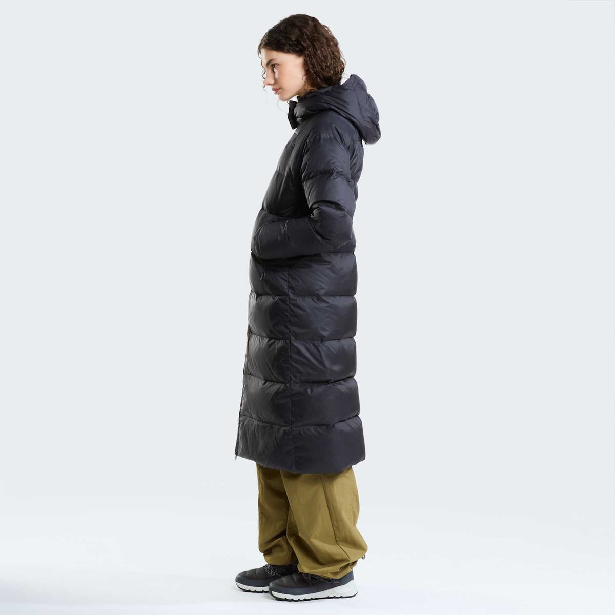 Parka longue à capuche en duvet Hydrenalite City pour femme - TNF Black