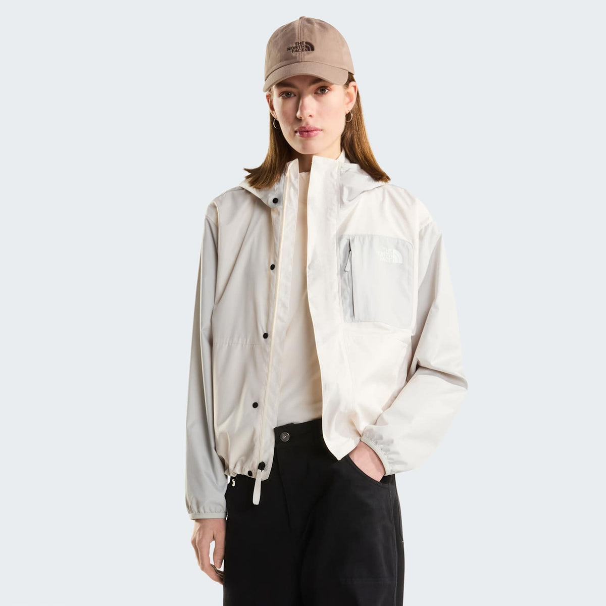 Veste coupe-vent Nuketo pour femme - White Dune-Cumulus Cloud