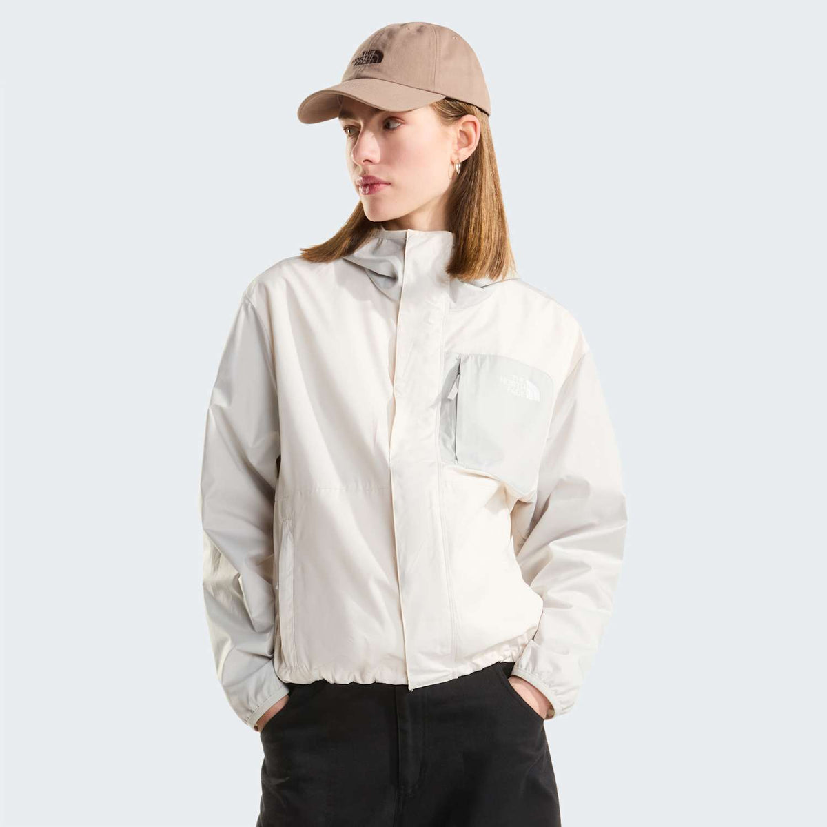 Veste coupe-vent Nuketo pour femme - White Dune-Cumulus Cloud