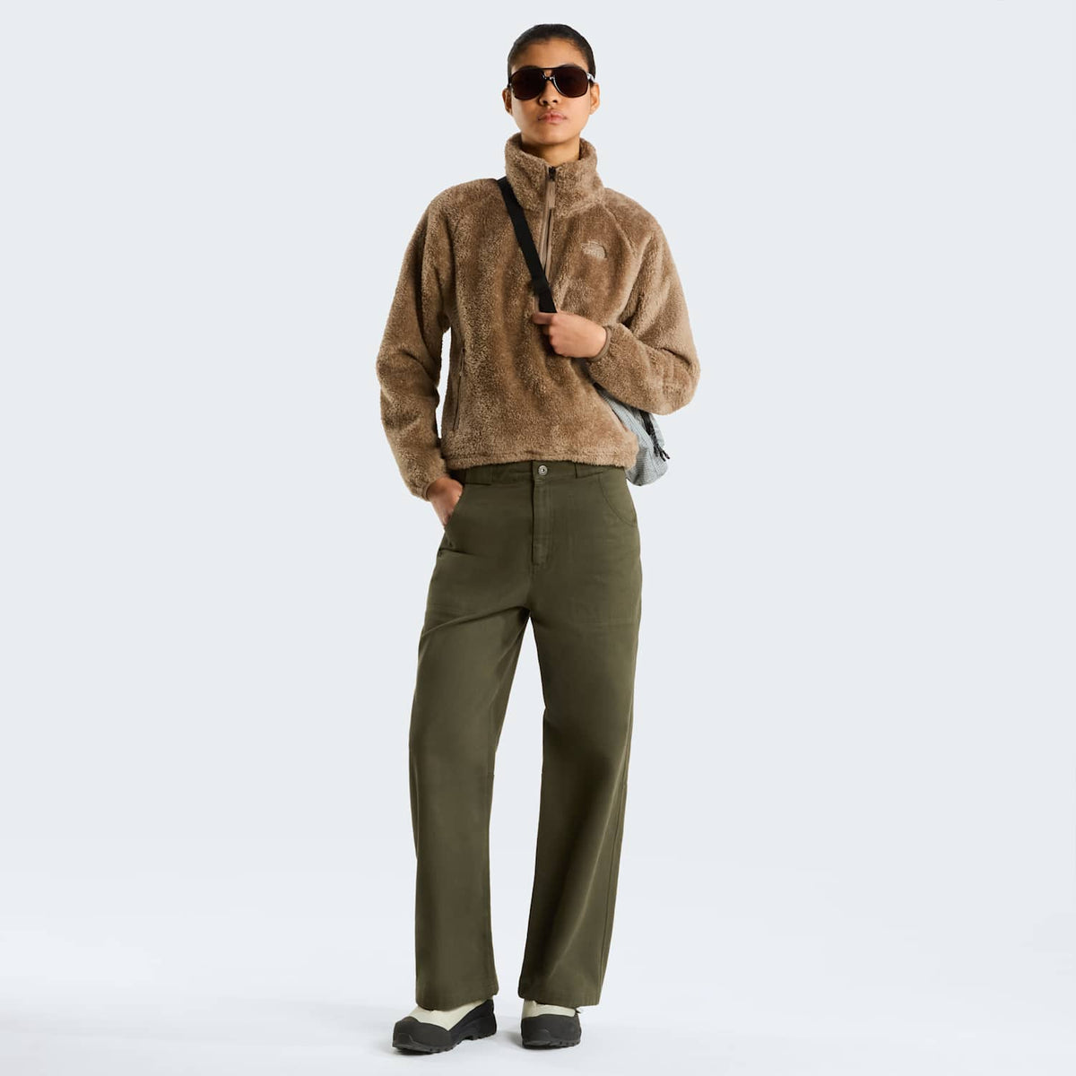 Veste en polaire demi-zippée Osito Evolve pour femme - Garnet