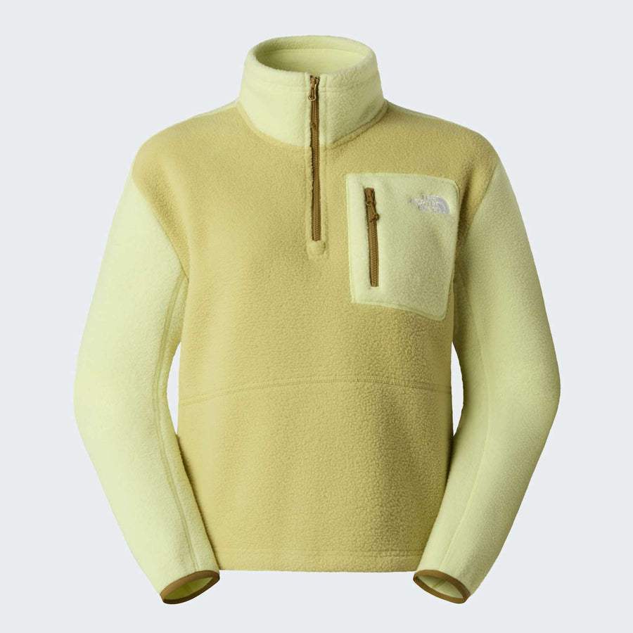 Chaqueta de forro polar con cuello de cremallera Yumiori para mujer