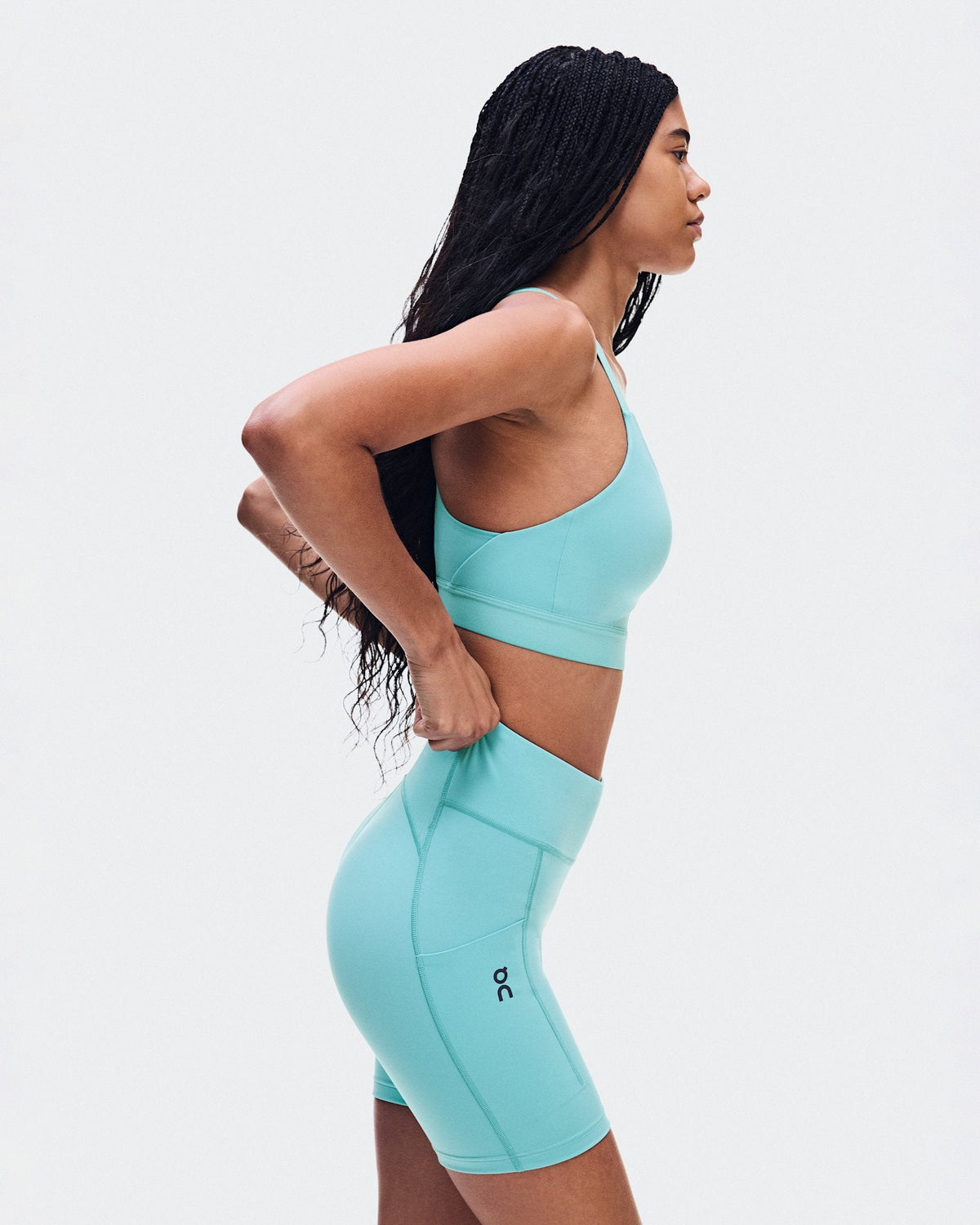  Performance Tights Short femme - Aquamarine