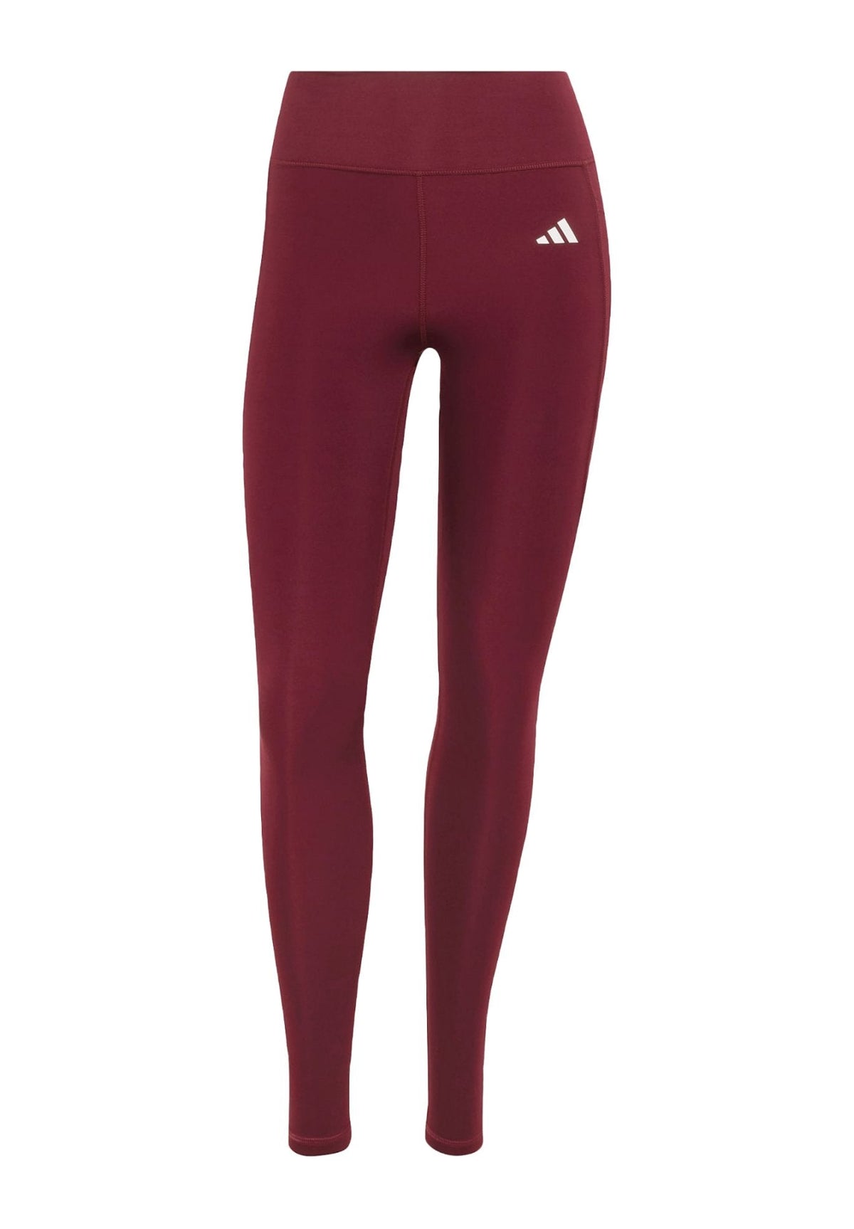 adidas Performance Optime Essentials Stash Pocket Full Length – Leggings Femme – maroon/bordeaux