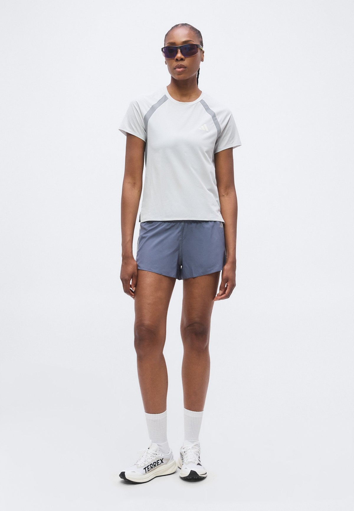 adidas Performance adi365 – Short 2 en 1 Femme – onix/anthracite