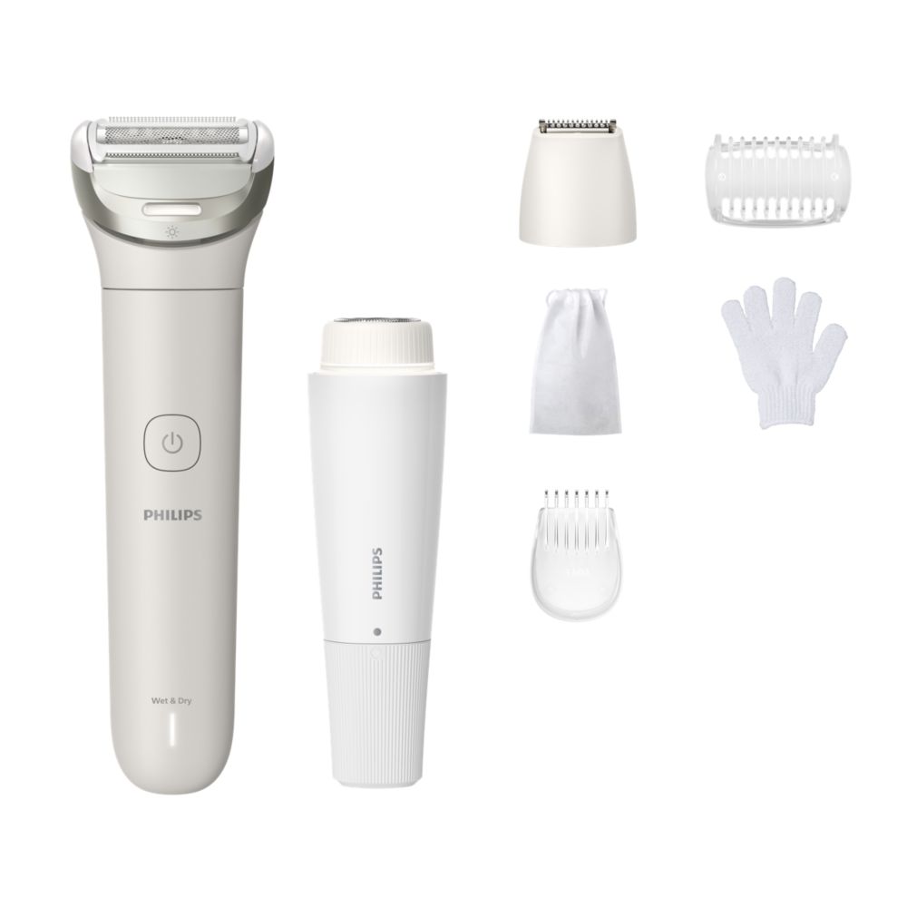 Philips Lady Shaver Series 8000 Rasoir sans fil, sur peau sè