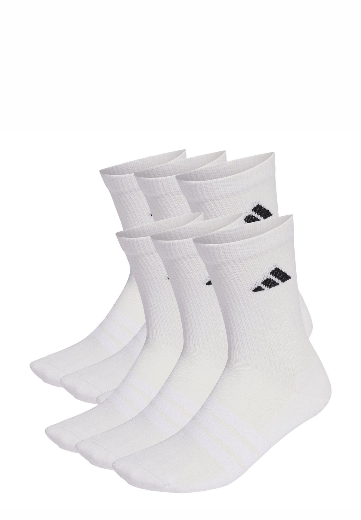 adidas Performance Cushioned Unisex 6 Pack – Chaussettes de sport – white/white/black/blanc