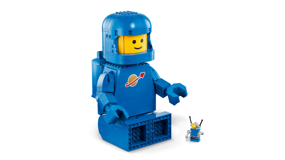Minifigurine d’astronaute bleu grand format