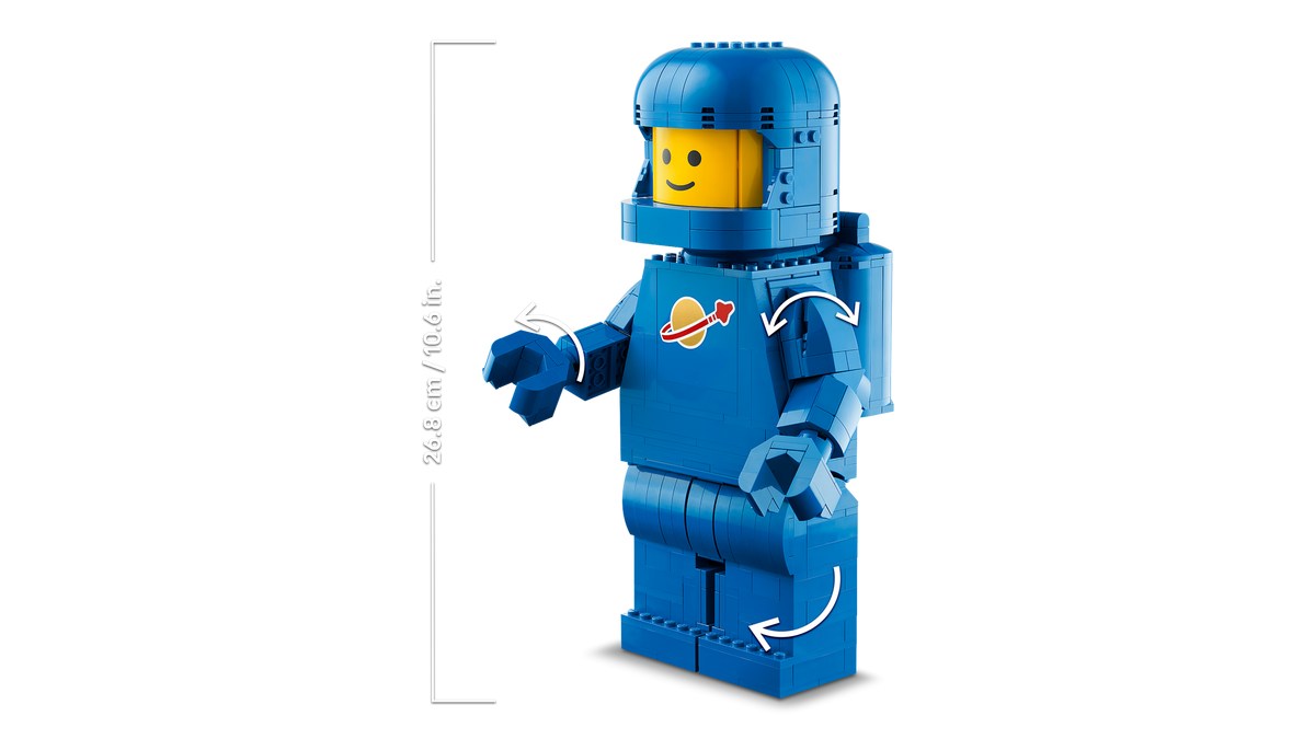 Minifigurine d’astronaute bleu grand format