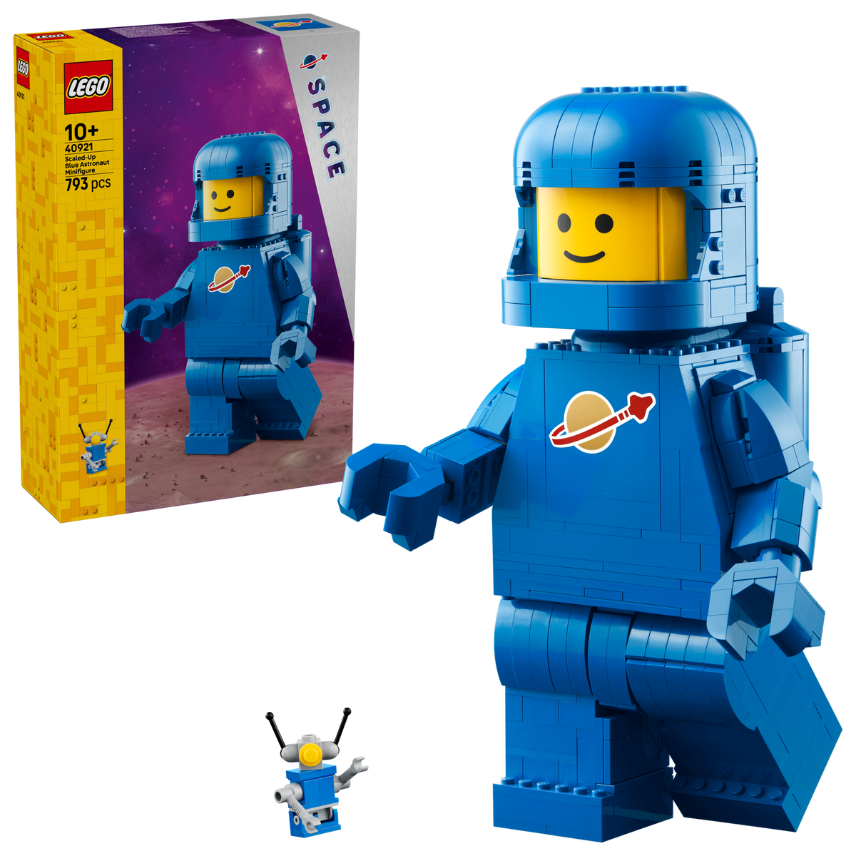 Minifigurine d’astronaute bleu grand format