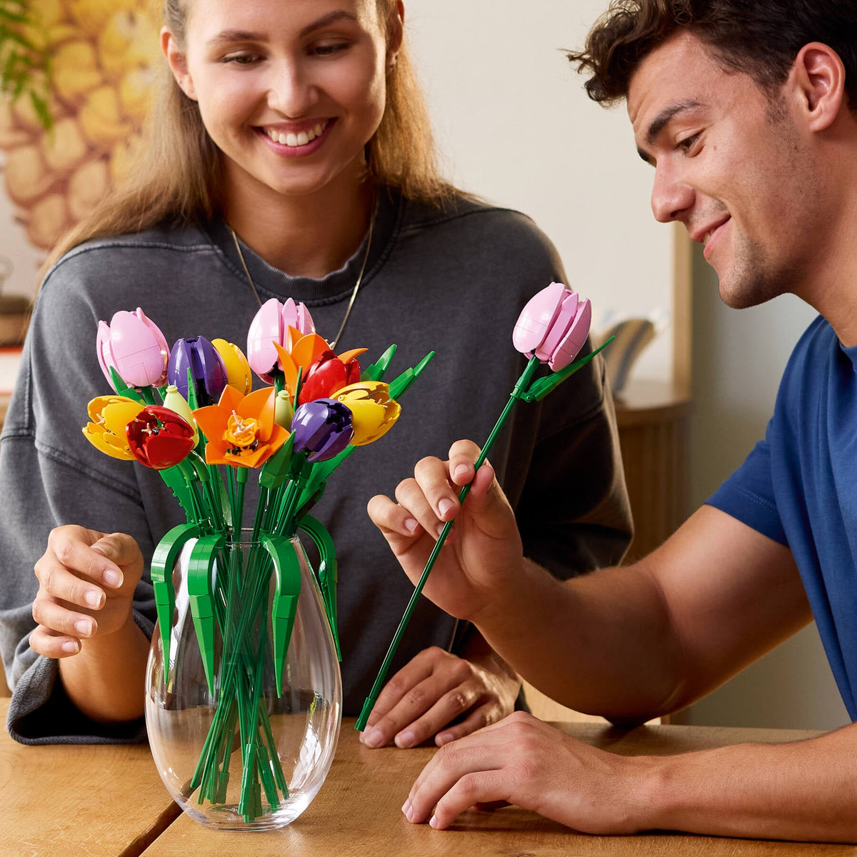 Le bouquet de tulipes