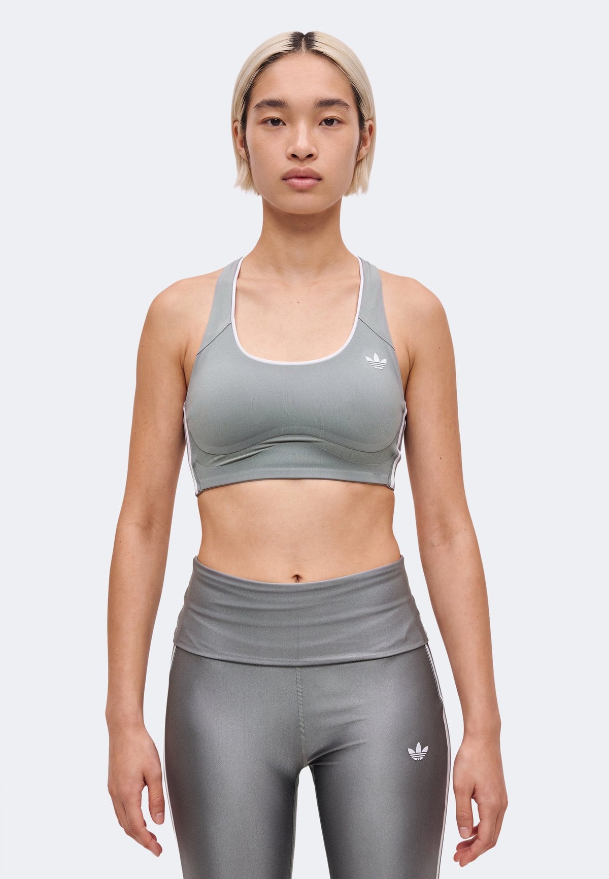 adidas Performance Sport Medium Support Bra – Brassières de sport à maintien normal Femme – grey three/gris