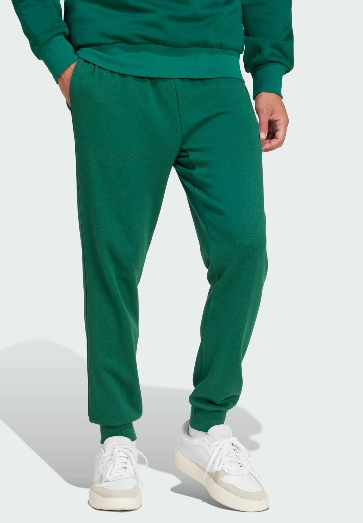 adidas Sportswear Essentials Feel Cozy – Pantalon de survêtement Homme – collegiate green   black/vert