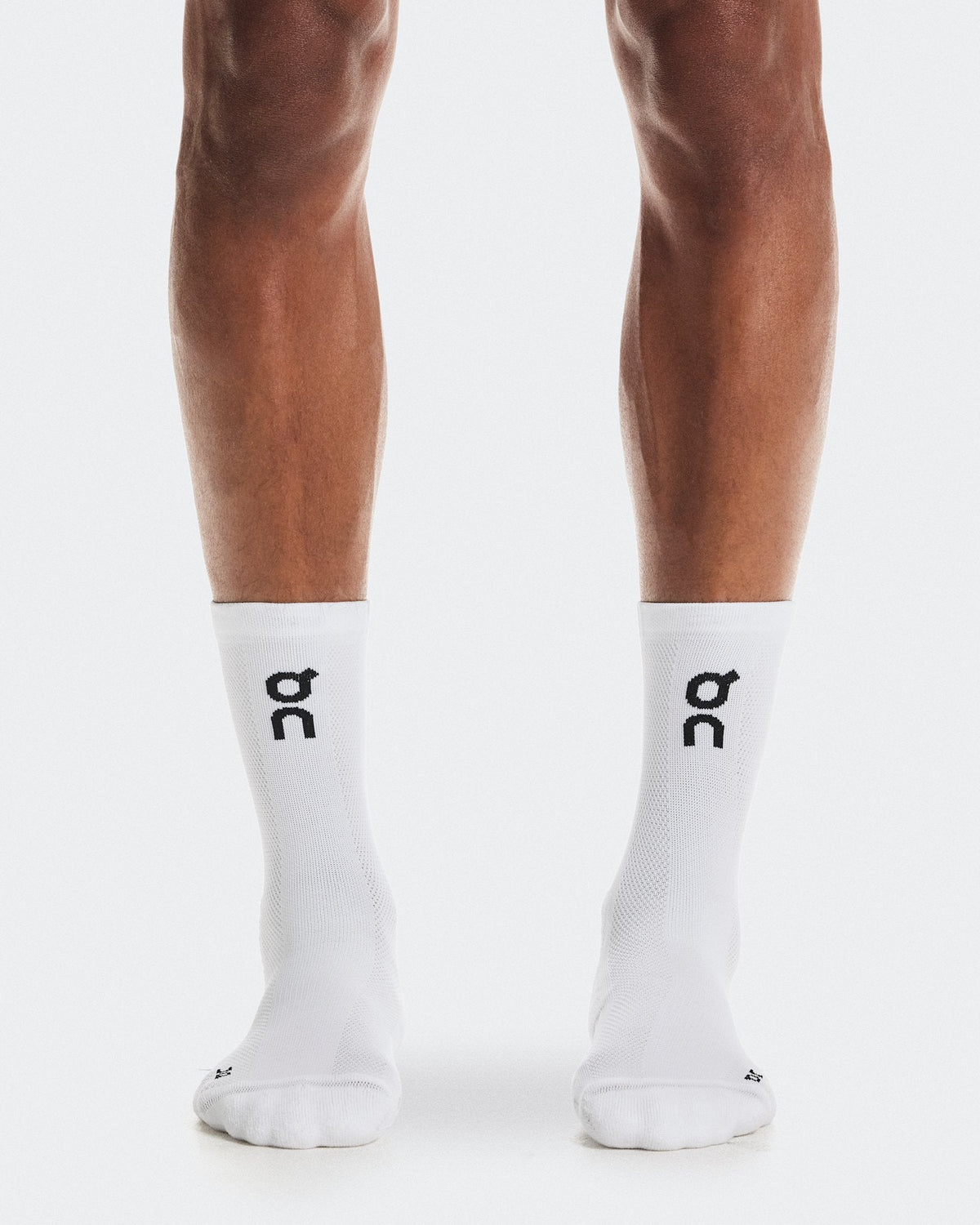 Core Run Sock High 2P - White