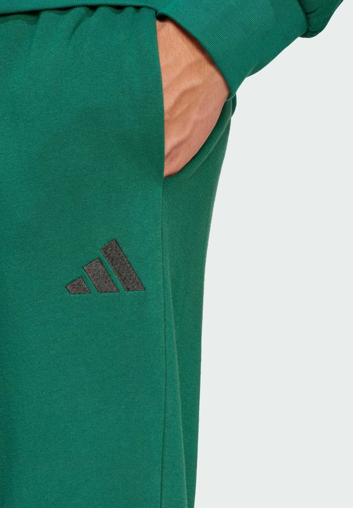 adidas Sportswear Essentials Feel Cozy – Pantalon de survêtement Homme – collegiate green   black/vert
