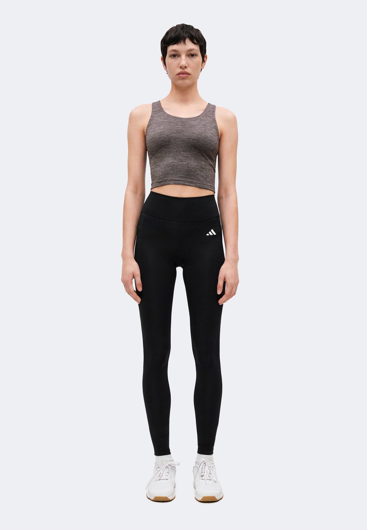 adidas Performance Optime Essentials Stash Pocket Full Length – Leggings Femme – black/noir