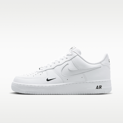 Nike Air Force 1 '07 LV8 Homme – Blanc/Noir/Reflect Silver