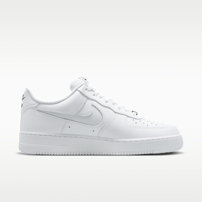 Nike Air Force 1 '07 LV8 Homme – Blanc/Noir/Reflect Silver