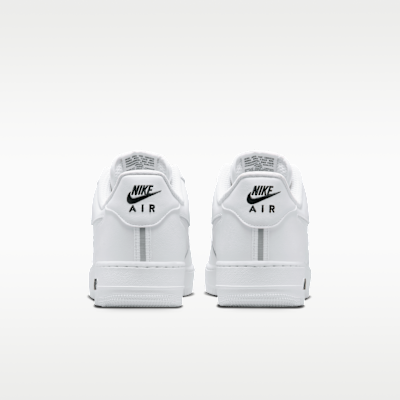 Nike Air Force 1 '07 LV8 Homme – Blanc/Noir/Reflect Silver