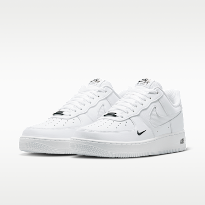 Nike Air Force 1 '07 LV8 Homme – Blanc/Noir/Reflect Silver
