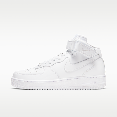 Nike Air Force 1 '07 Mid Mujer – Blanco/Blanco/Blanco