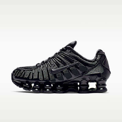 Nike Shox TL Mujer – Negro/Metallic Hematite/Max Orange/Negro