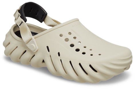 Echo Clog – Bone / Black
