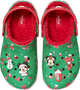 Kids’ Mickey Mouse Holiday Lined Clog – Multi