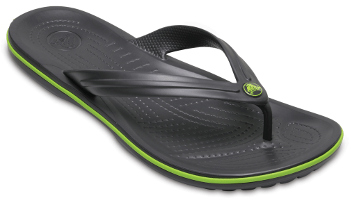 Crocband™ Flip – Graphite / Volt Green