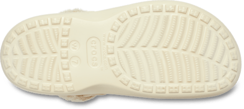Baya Platform Fuzz Strap Lined Clog – Winter White