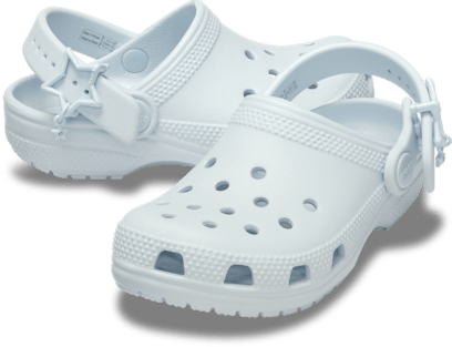 Toddlers' Classic Star Buckle Clog – Sky Ice