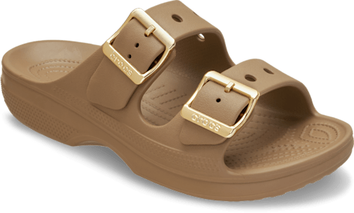 Saturday Metallic Buckle Sandal – Sepia