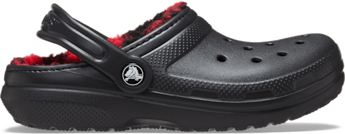 Toddler Classic Lined Buffalo Check Clog – Black