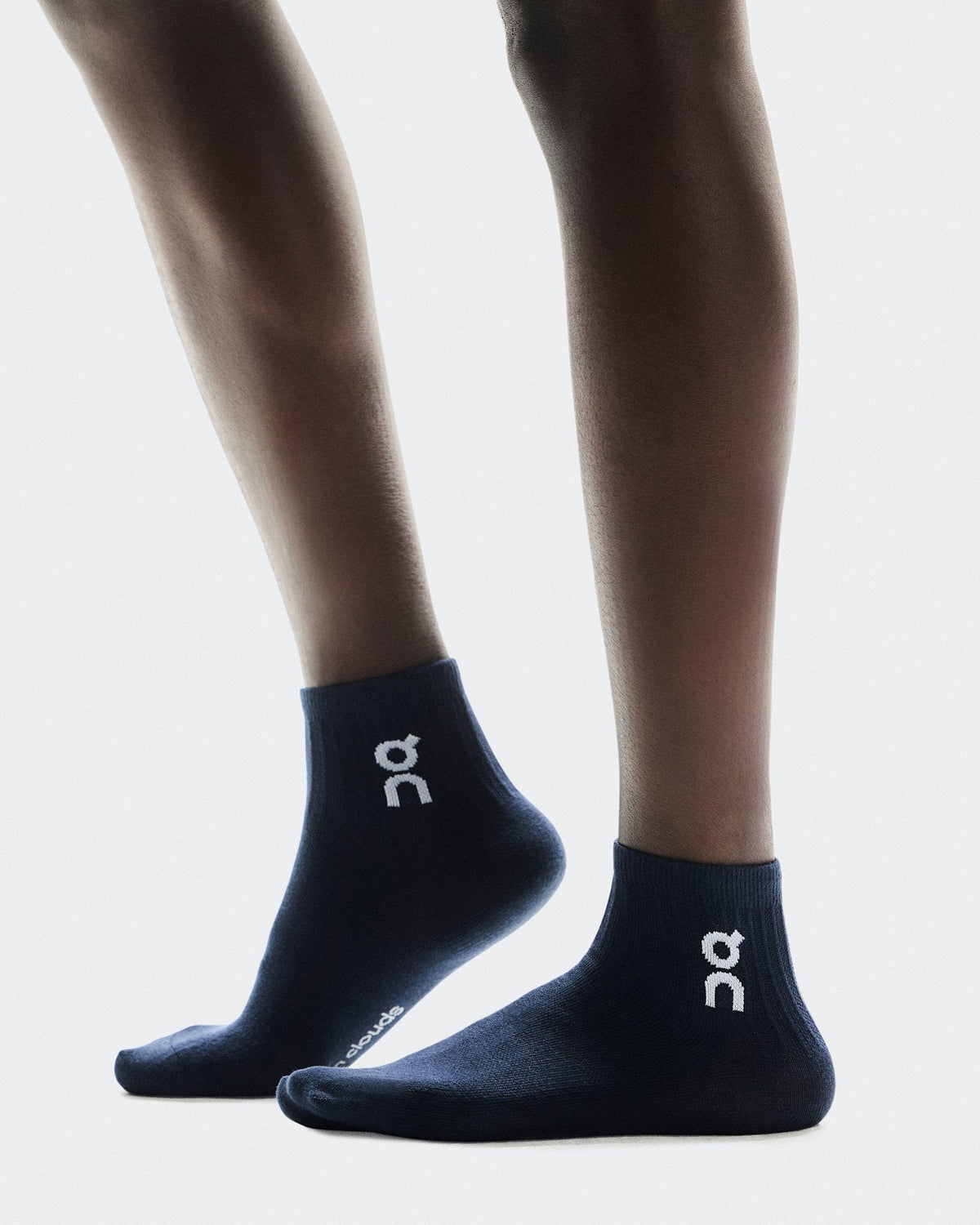 Logo Sock Mid 3P - Navy